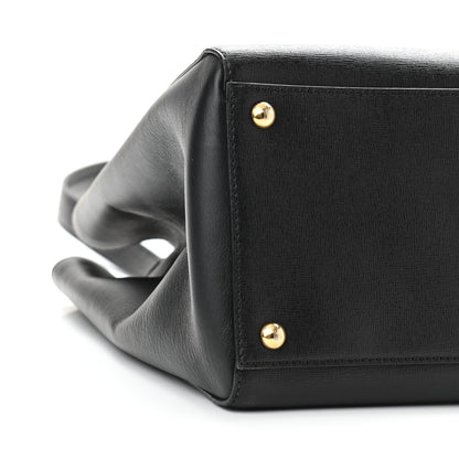 Fendi Vitello Elite Regular 2Jours Tote Black 9 of 10