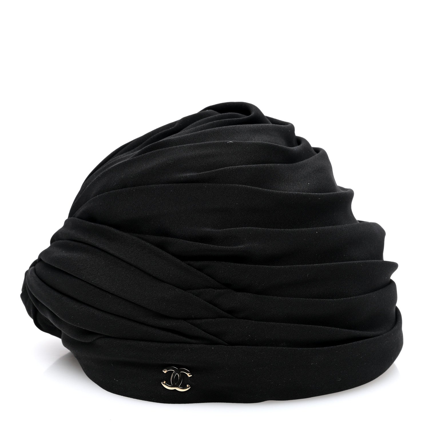 Chanel Silk Turban Black 5 of 8