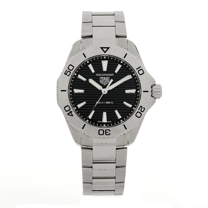 Tag Heuer Stainless Steel 40mm Aquaracer Professional 200 Quartz Watch Black WBP1110 1 of 5