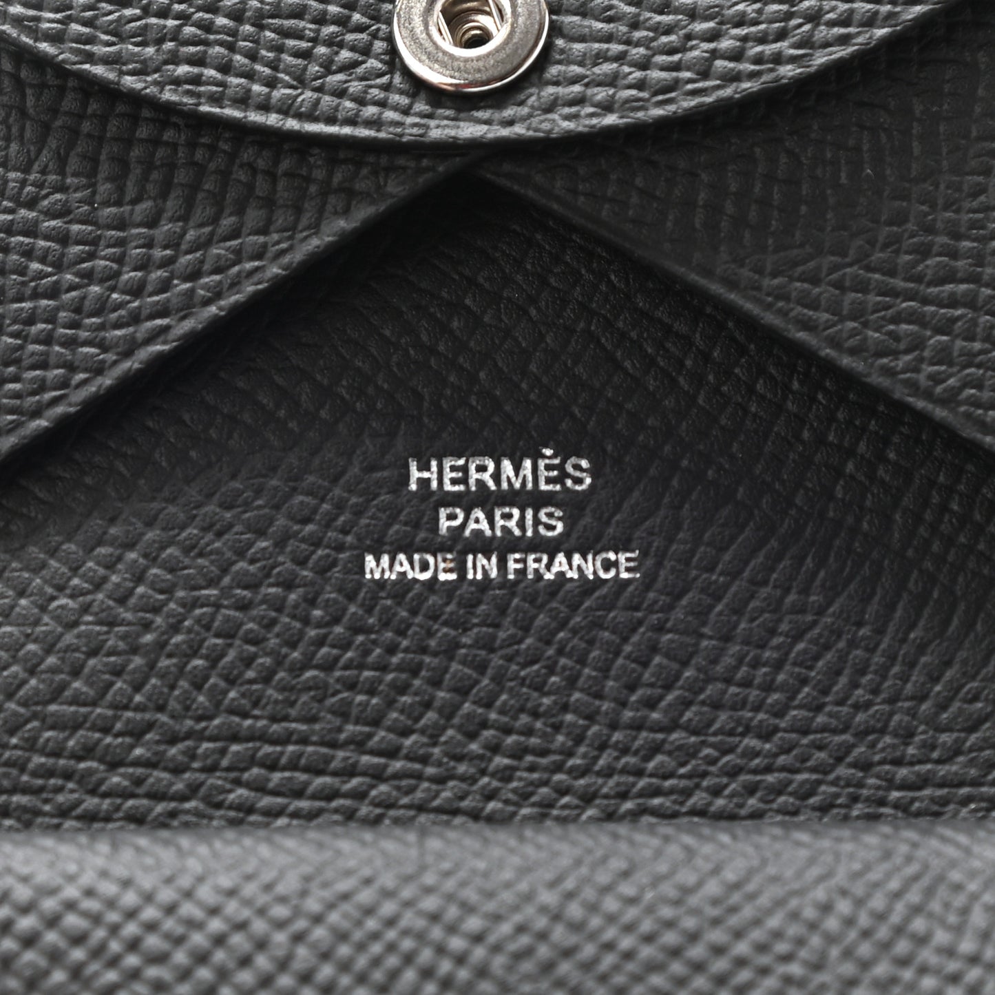 Epsom Calvi Duo Card Case Black