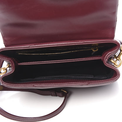 Saint Laurent Calfskin Y Quilted Monogram Toy Loulou Monogram Crossbody Bag Rouge Legion 5 of 10
