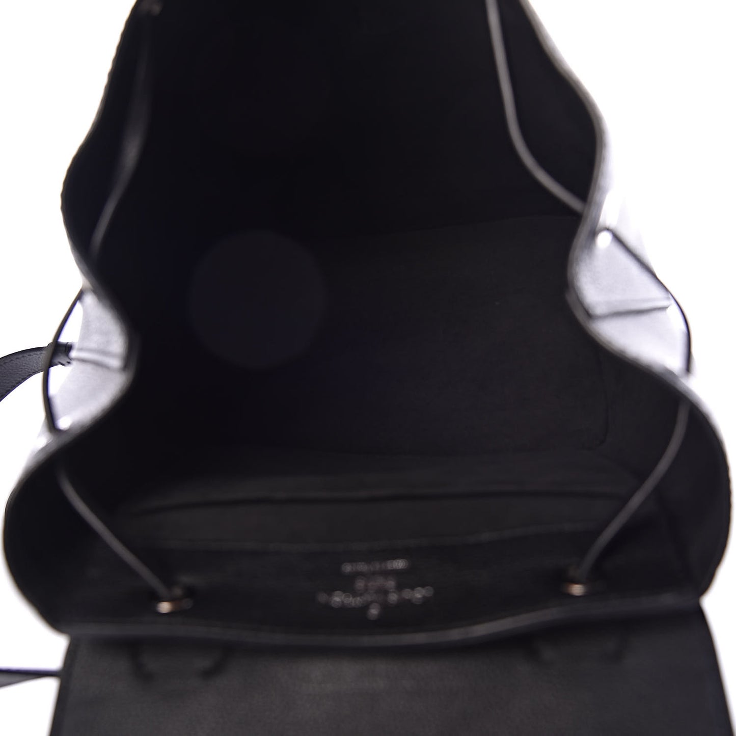 Calfskin Lockme Backpack Black