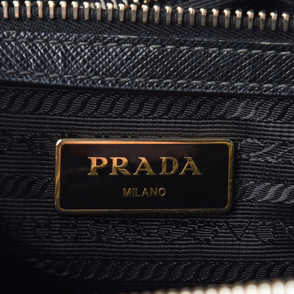 Prada Saffiano Small Galleria Double Zip Tote Black 8 of 14