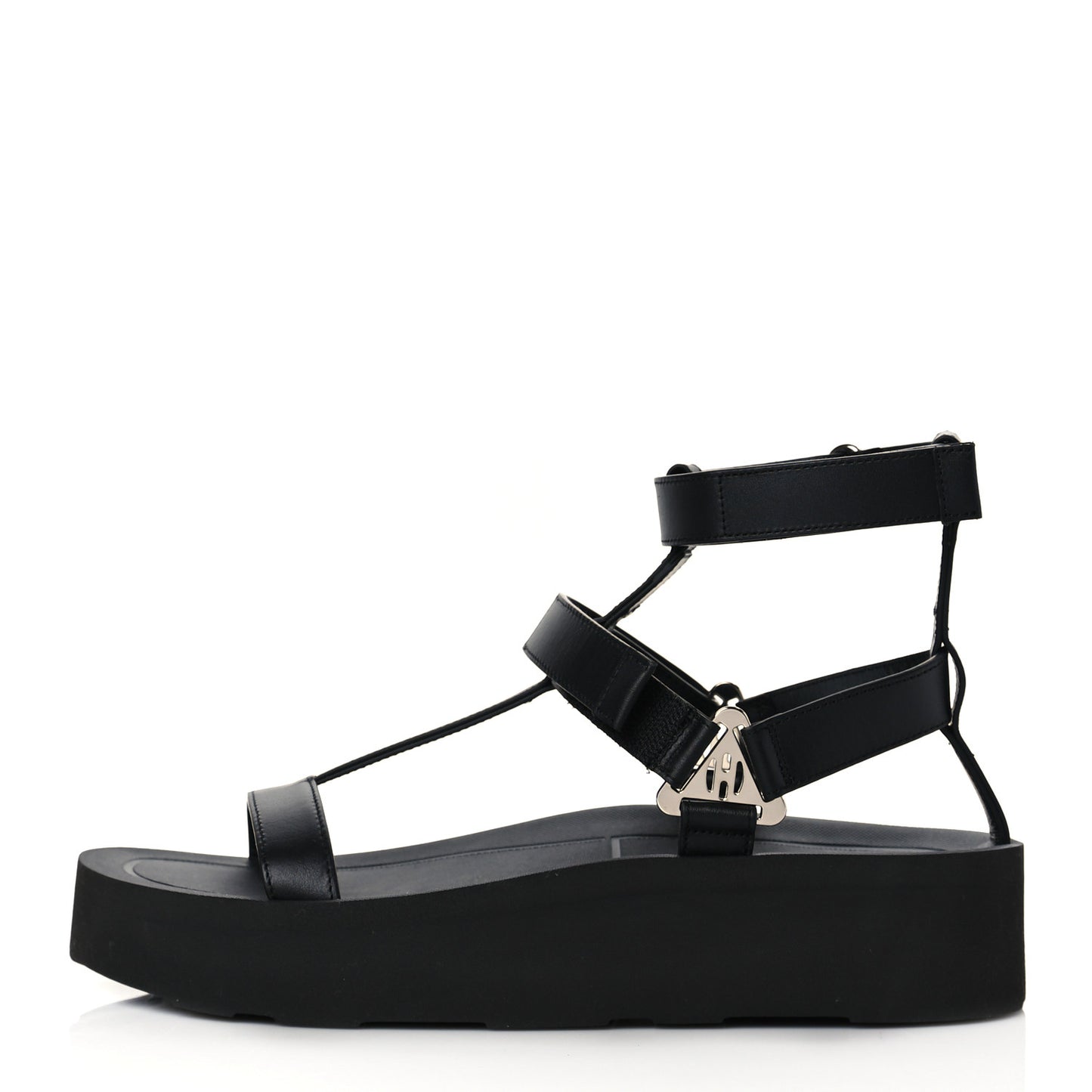 Calfskin Womens Enid Sandals 40 Black