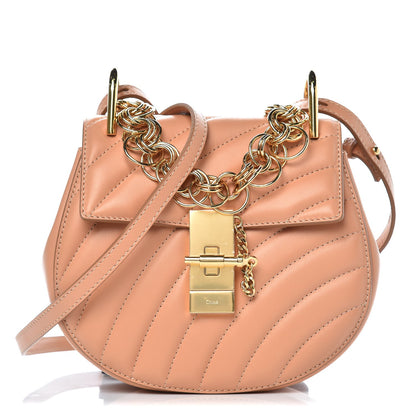 Chloe Calfskin Quilted Mini Drew Bijou Shoulder Bag Blushy Pink 1 of 7