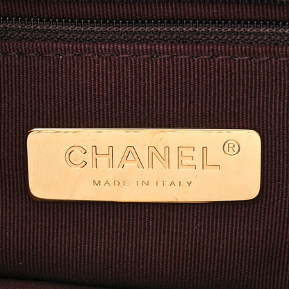 Chanel Lambskin Quilted Large Chanel 19 Flap Dark Brown 6 of 10