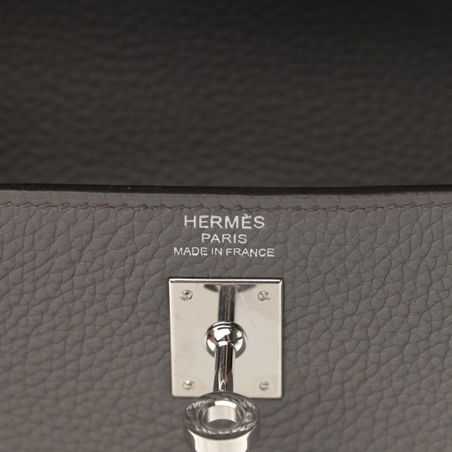 Hermes Togo Kelly Retourne 25 Etain 6 of 12