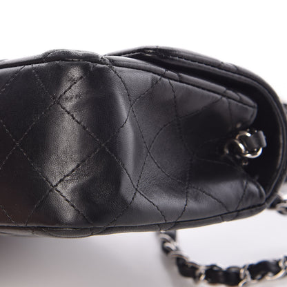 Chanel Lambskin Quilted Mini Rectangular Flap Black 11 of 12