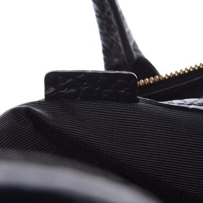 Burberry Heritage Grain Medium Alchester Bowling Bag Black 8 of 10