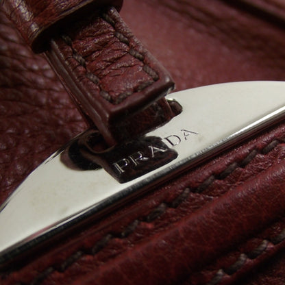 Prada Vitello Daino Shoulder Bag Rubino 12 of 12