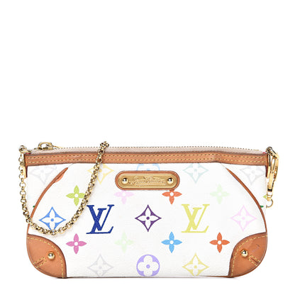 Louis Vuitton Monogram Multicolor Pochette Milla MM White 1 of 12