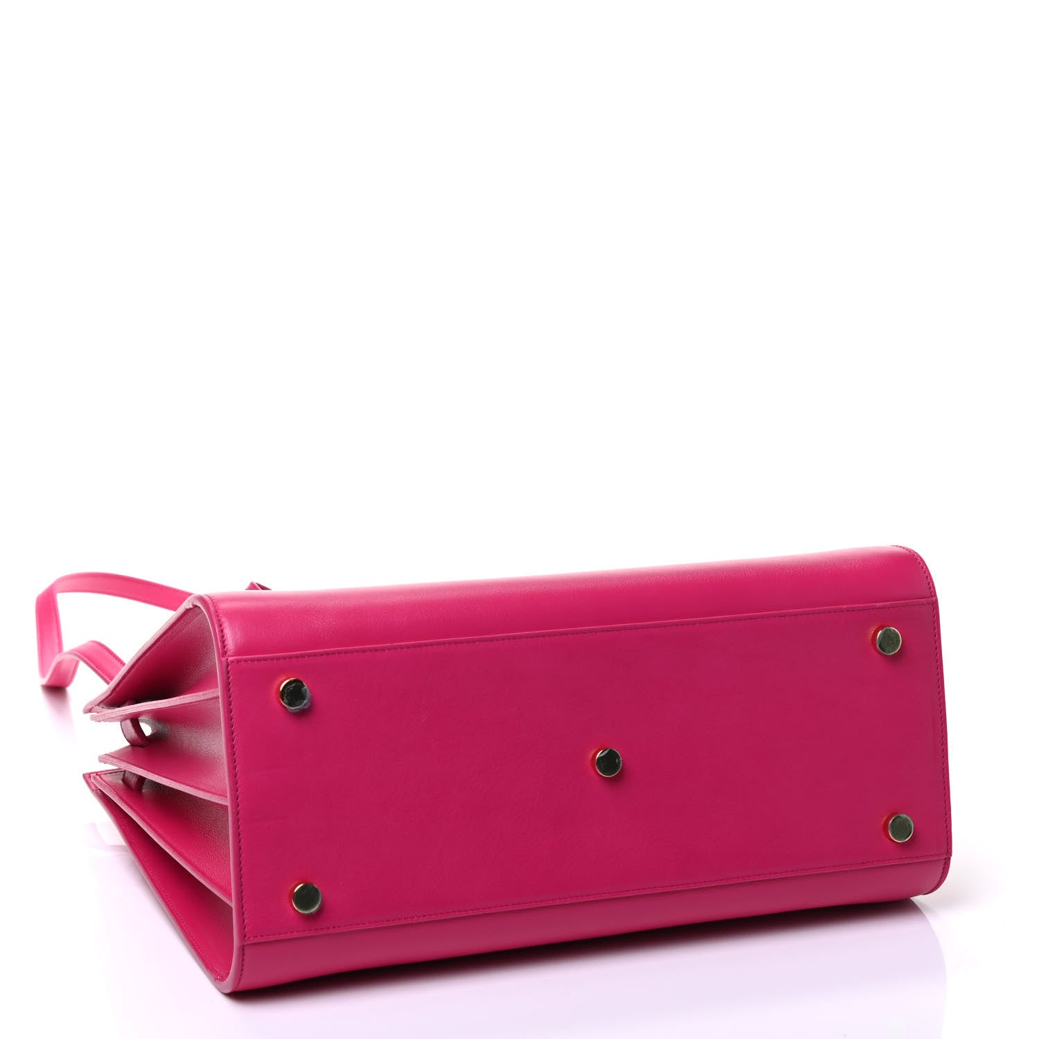 Saint Laurent Calfskin Small Sac De Jour Lipstick Fuchsia 3 of 4