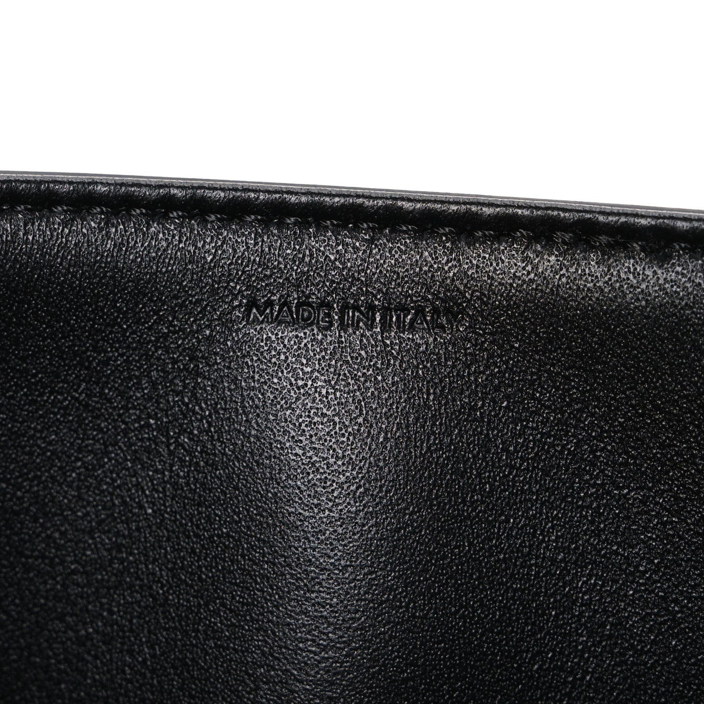 Shiny Calfskin Medium Triomphe Black