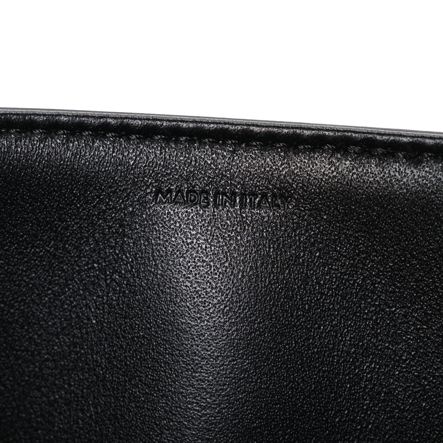 Celine Shiny Calfskin Medium Triomphe Black 7 of 10