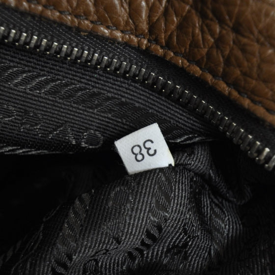 Vitello Daino Leather Shoulder Bag