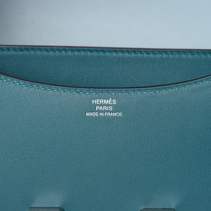 Hermes Swift Constance Verso 18 Colvert Bleu Lin 8 of 11