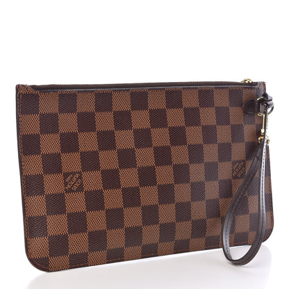 Louis Vuitton Damier Ebene Neverfull MM GM Pochette 3 of 8