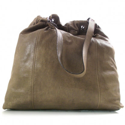 Burberry Leather Elmgate Packable Tote Nutmeg 1 of 10