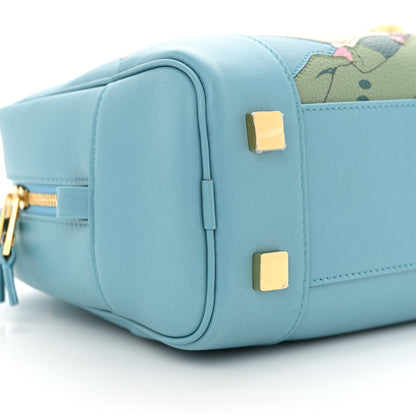 Loewe X HOWLS MOVING CASTLE Calfskin Amazona 23 Blue Multicolor 8 of 9