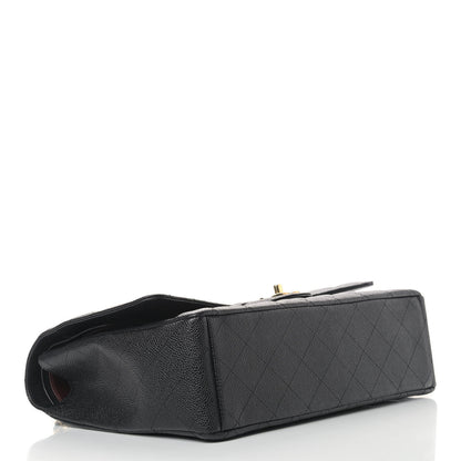 Chanel Caviar Quilted Maxi Double Flap Black 4 of 9