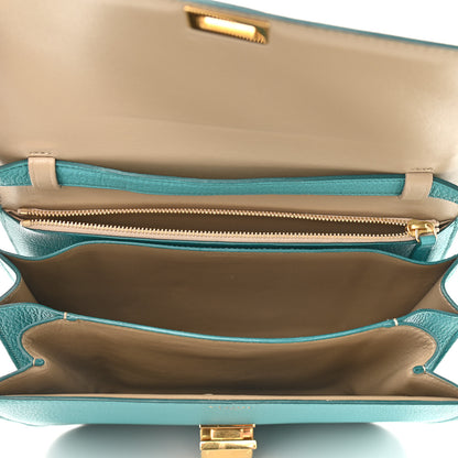 Celine Goatskin Medium Classic Box Flap Bag Antarctic 5 of 9