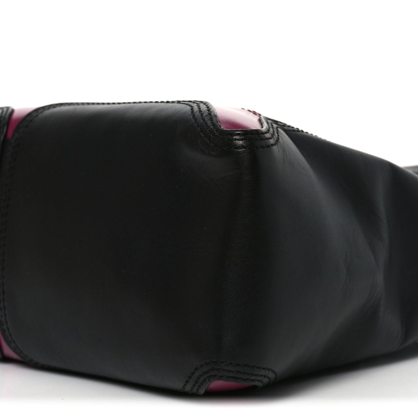 Smooth Calfskin Medium Pashli Satchel Berry Black