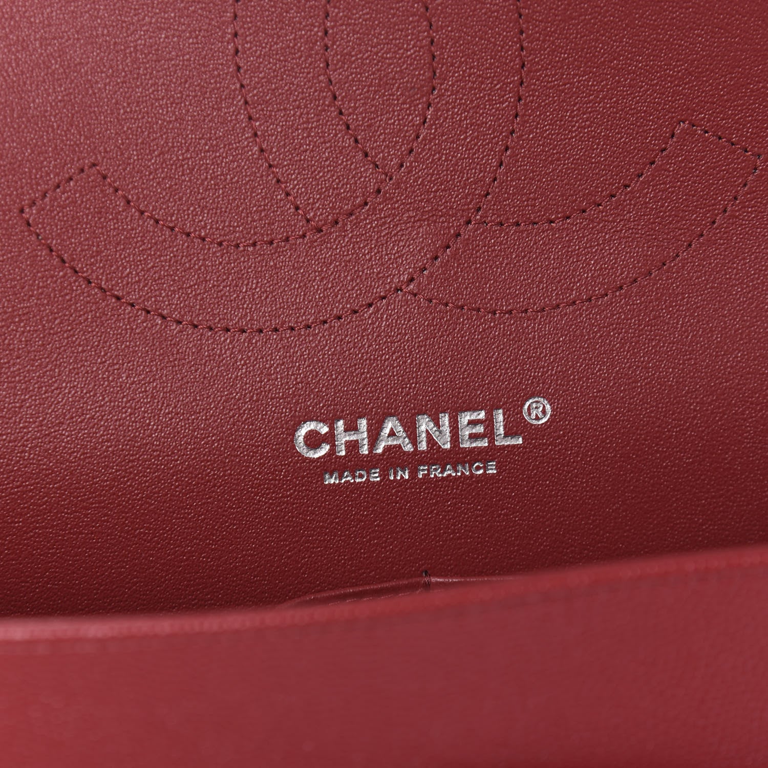 Chanel Caviar Quilted Jumbo Double Flap Red 8 of 10