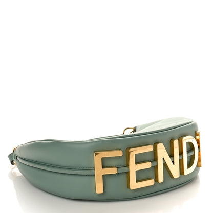 Fendi Vitello Grace Matte Small Fendigraphy Hobo Bag Menta 4 of 10