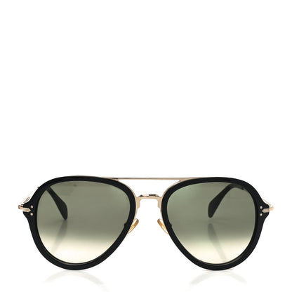 Celine Aviator Sunglasses CL 41374/S Black 2 of 7
