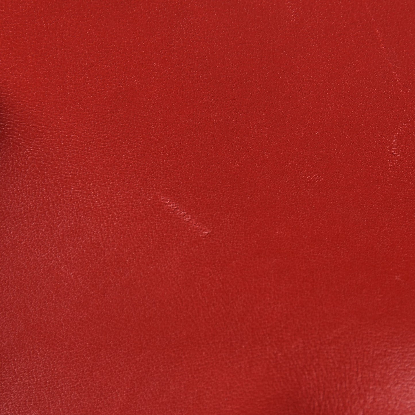 Lambskin Quilted Boy Wallet On Removable Chain WOC Red