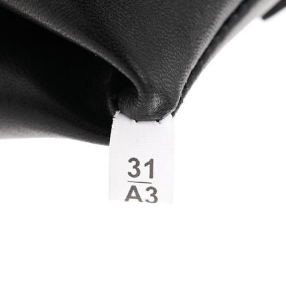 Prada Jacquard Calfskin Triangolo Symbole Embroidered Mini Triangle Double Bag Black Alabastro 8 of 12