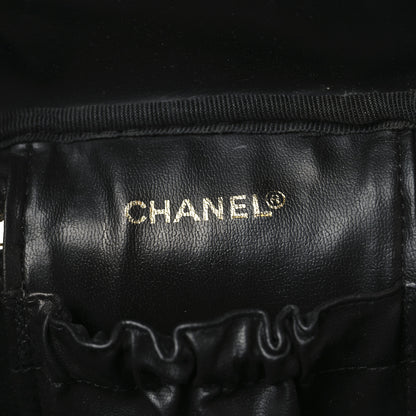 Chanel Lambskin Vanity Cosmetic Bag Black 6 of 8