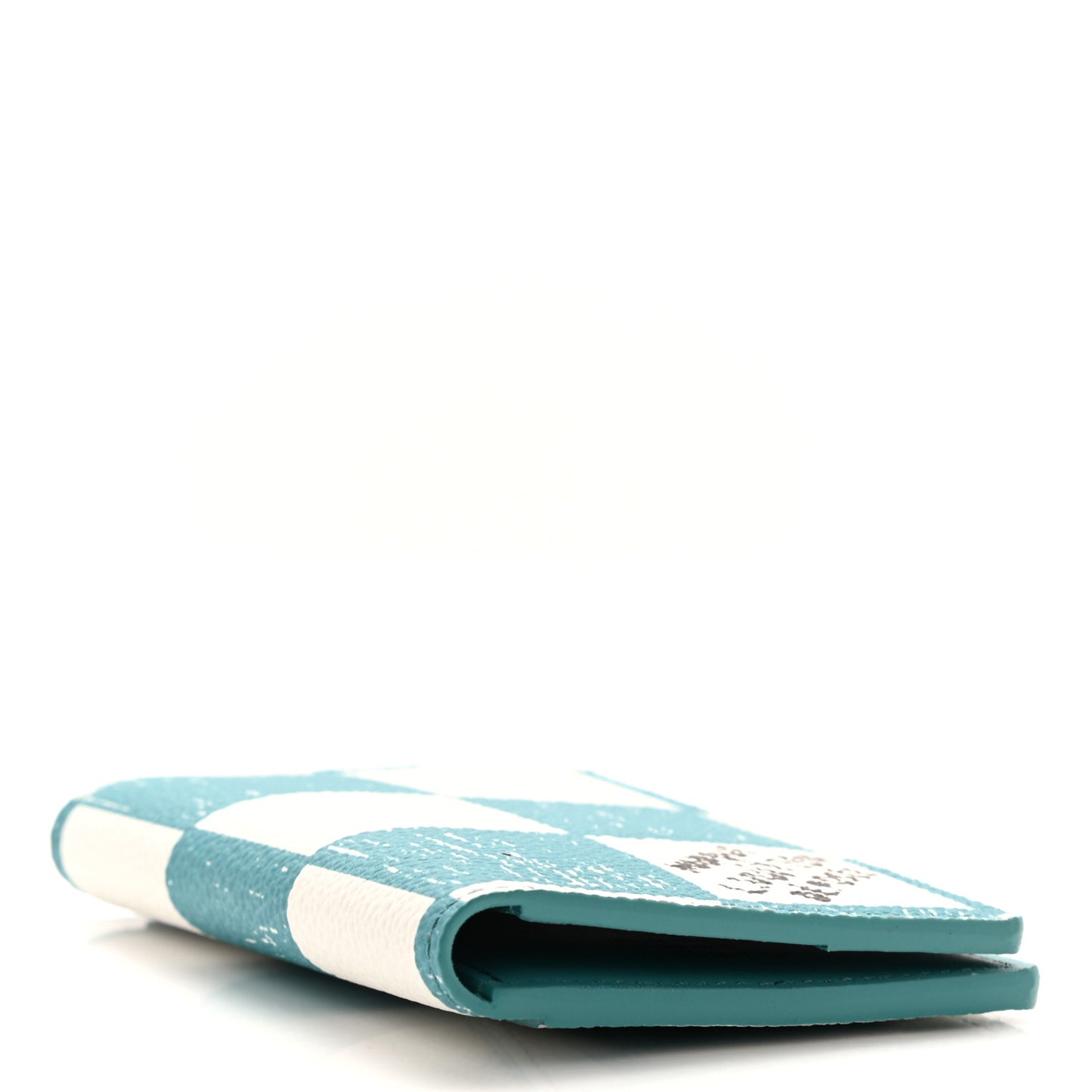 Damier Checkerboard Pocket Organizer Teal