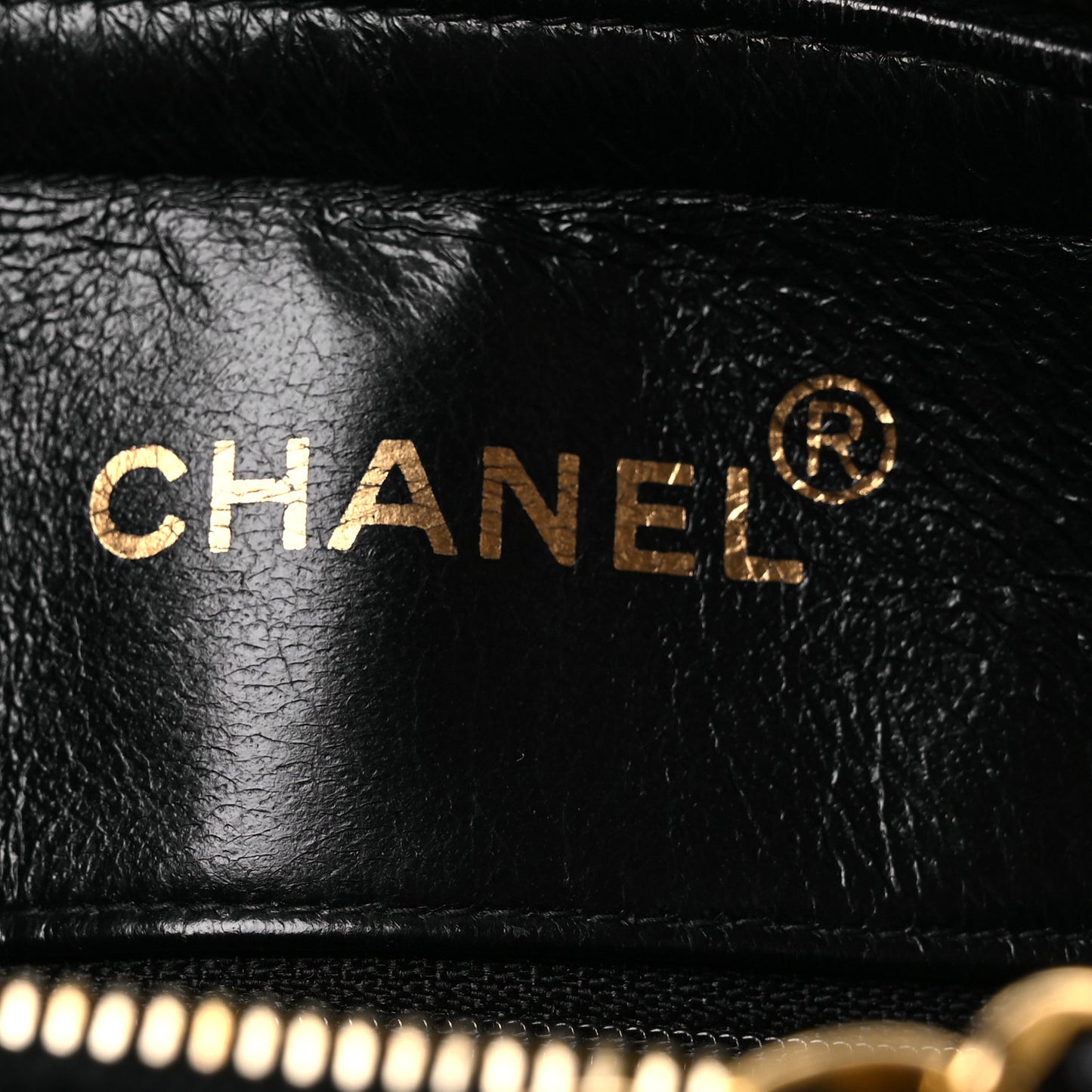 Caviar Quilted Flap Shoulder Bag Black