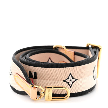 Louis Vuitton Jacquard Speedy Bandouliere 20 Shoulder Strap Black 1 of 4