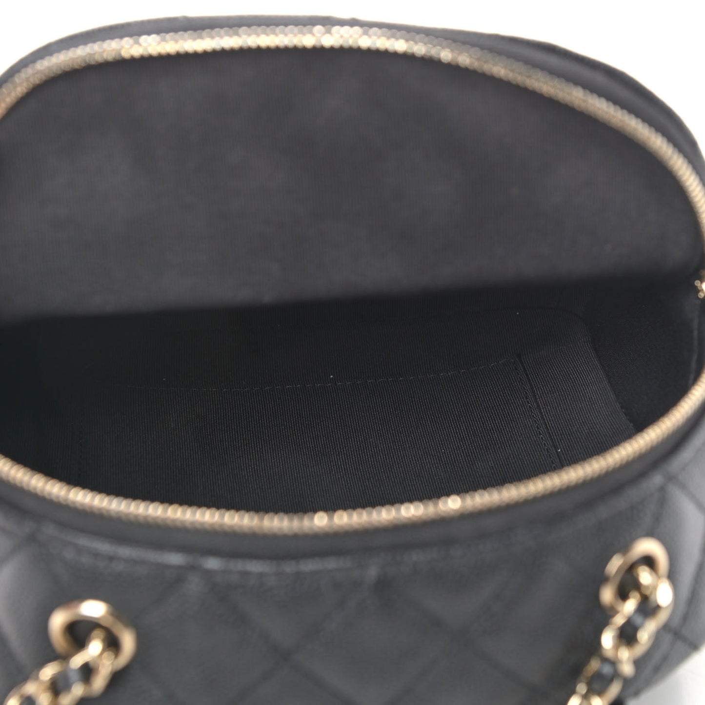 Caviar Quilted Small CC Day Backpack Black