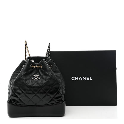 Chanel Patent Goatskin Quilted Small Gabrielle Backpack Black 13 of 13