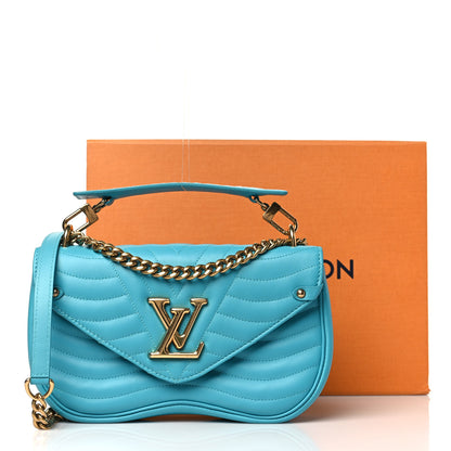 Louis Vuitton Calfskin New Wave Chain MM Malibu Green 10 of 10