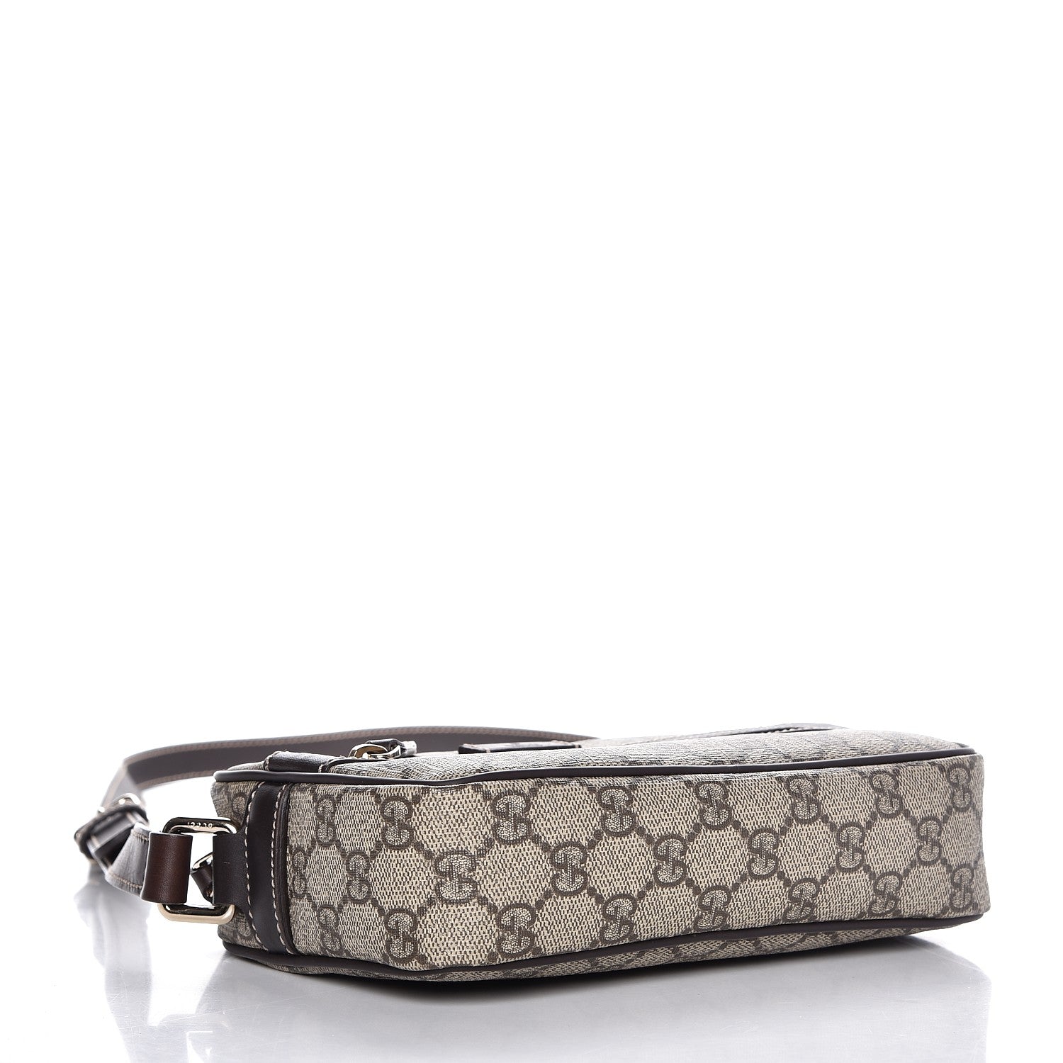 Gucci GG Plus Monogram Small Shoulder Bag Dark Brown 4 of 7