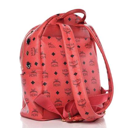 MCM Visetos Studded Small Stark Backpack Corail 3 of 15