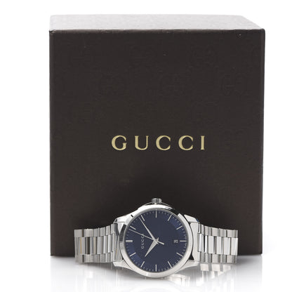 Gucci Stainless Steel 38mm G-Timeless Quartz Watch Navy 7 of 7