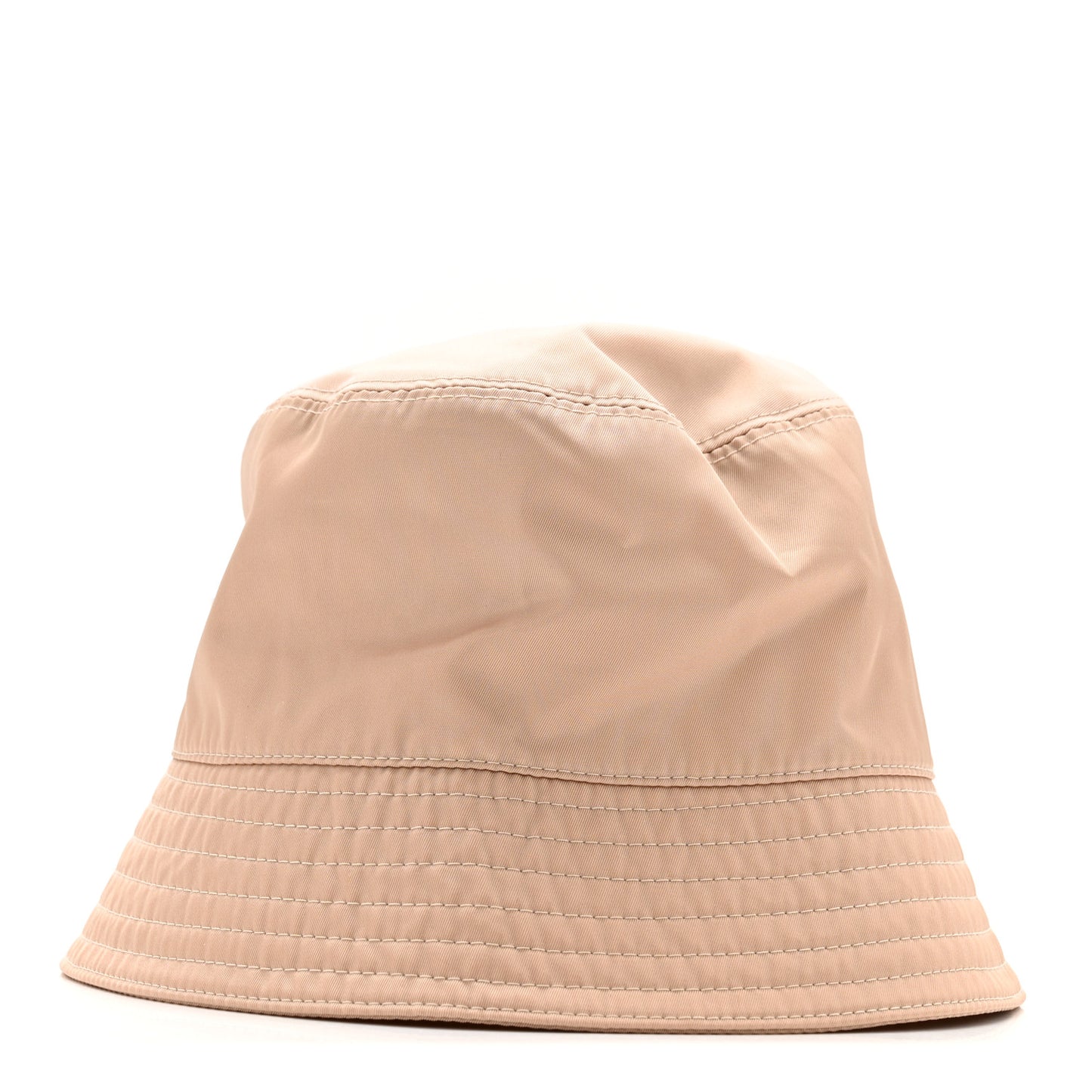 Re-Nylon Metal Triangle Logo Womens Bucket Hat S Sabbia