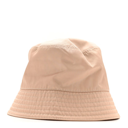 Prada Re-Nylon Metal Triangle Logo Womens Bucket Hat S Sabbia 4 of 10