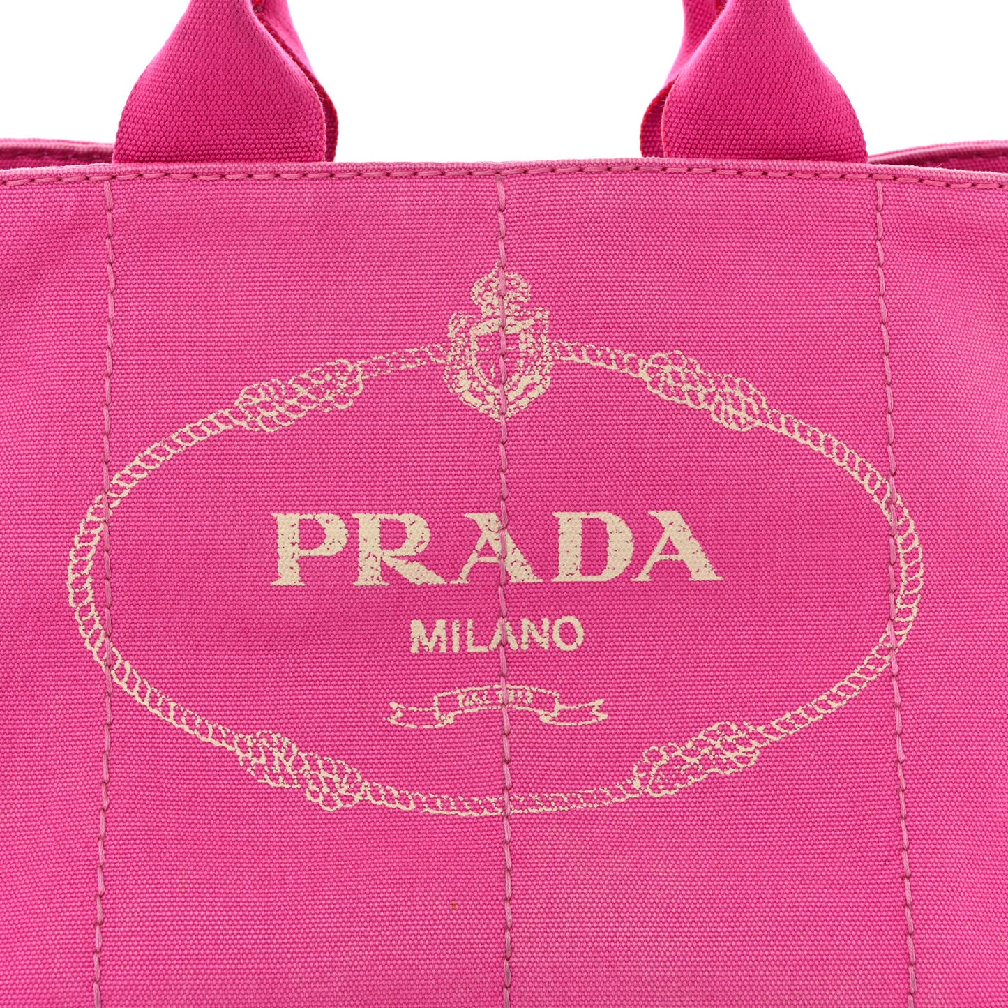 Canapa Logo Shopping Tote Fuxia
