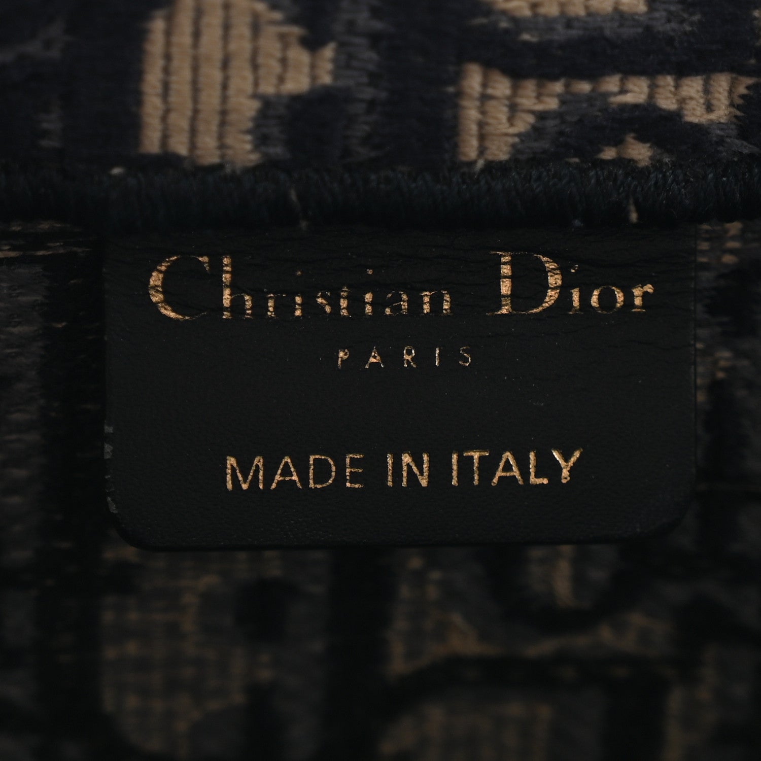 Christian Dior Oblique Large Book Tote Blue Multicolor 5 of 10
