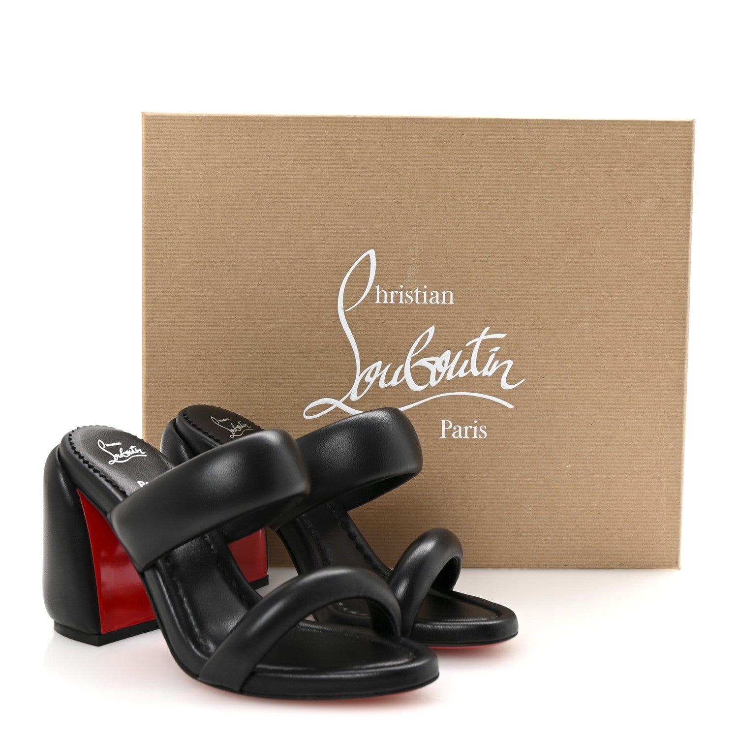 Christian Louboutin Nappa Inflama Sab 85 Sandals 36 Black 17 of 18