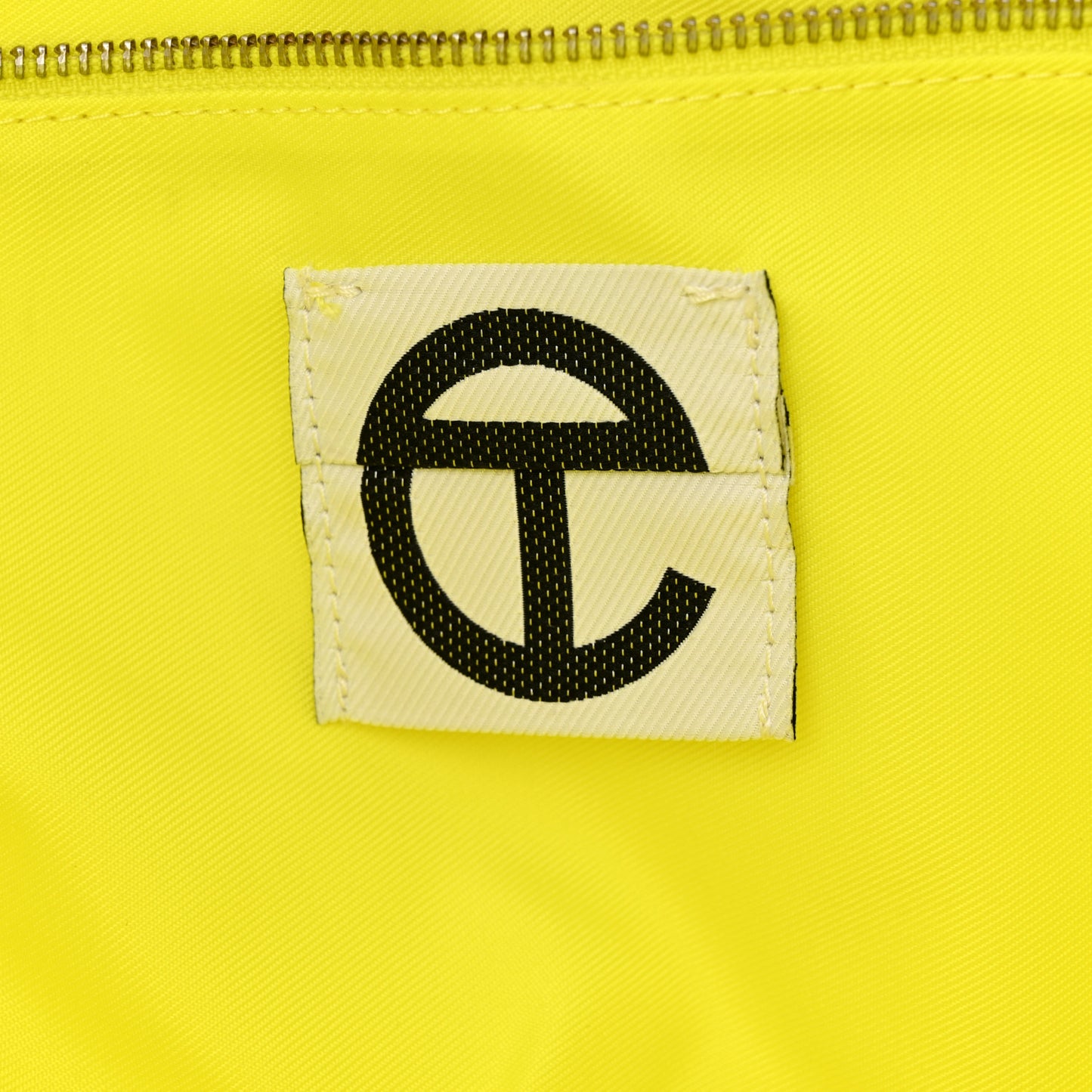 Vegan Leather Large Shopping Bag Highlighter Yellow
