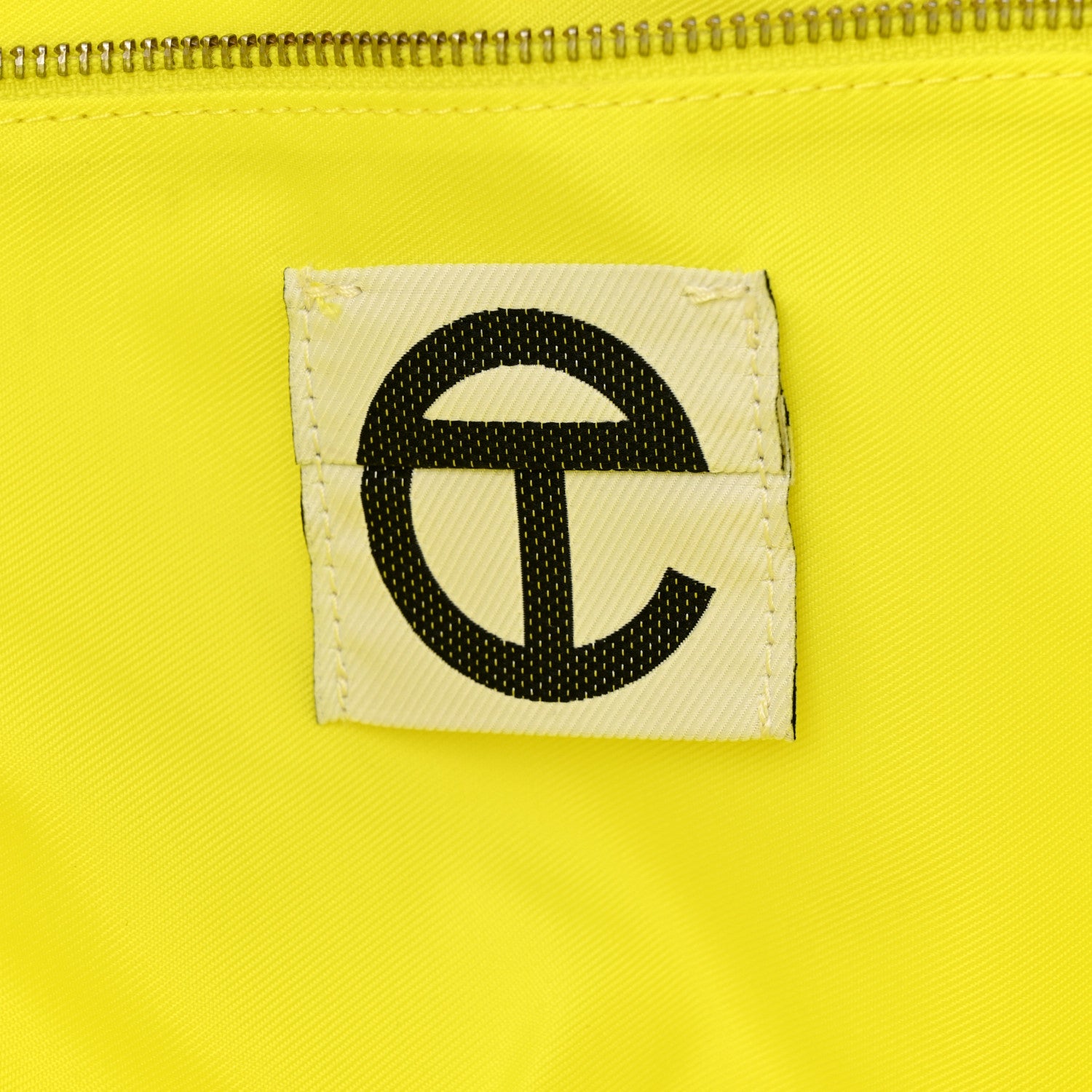Telfar Vegan Leather Large Shopping Bag Highlighter Yellow 6 of 10