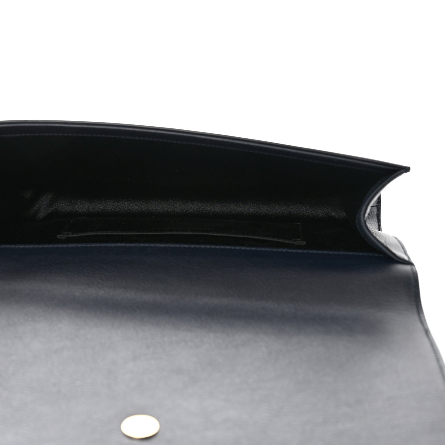 Calfskin Monogram Large Belle De Jour Clutch Navy
