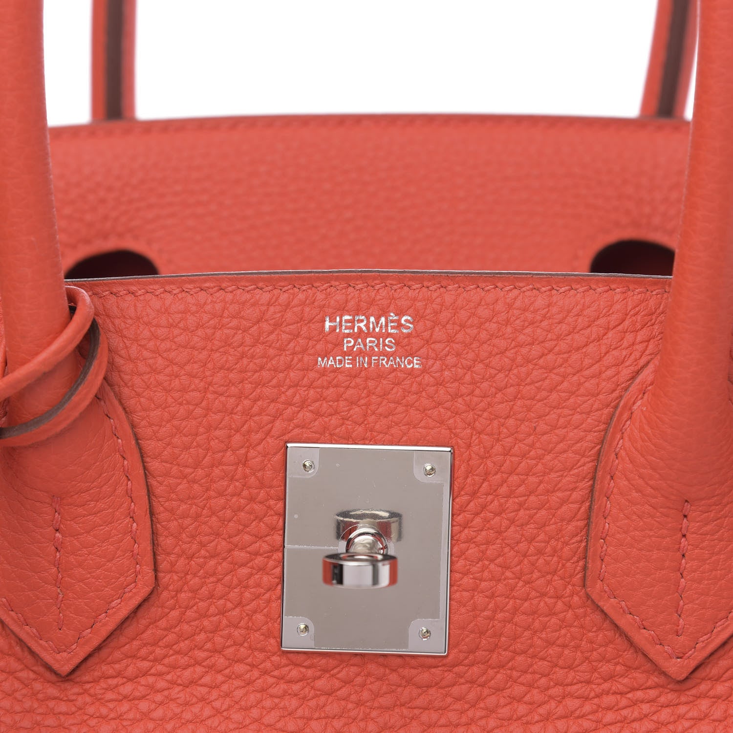 Hermes Togo Birkin 30 Capucine 7 of 10